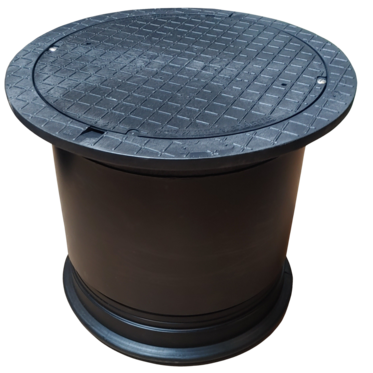 Product main image - Trou d'homme réglable en hauteur 600-900 mm pour citerne Plana et citerne en béton H&Z