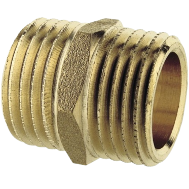 Product main image - Mamelon double en laiton