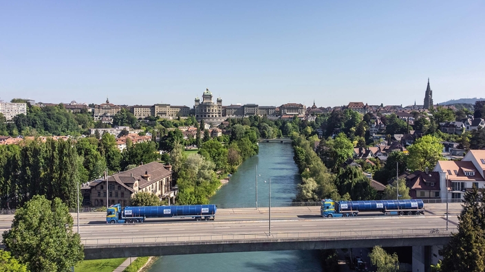 Regenwassertanks in Bern