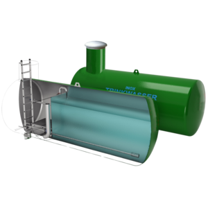 Citerne à enterrer pour eau potable en acier