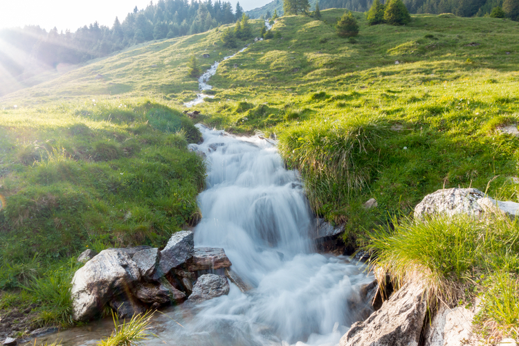 Trinkwasser in den Bergen
