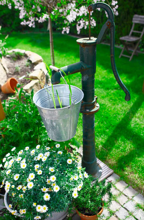 Gartenpumpe